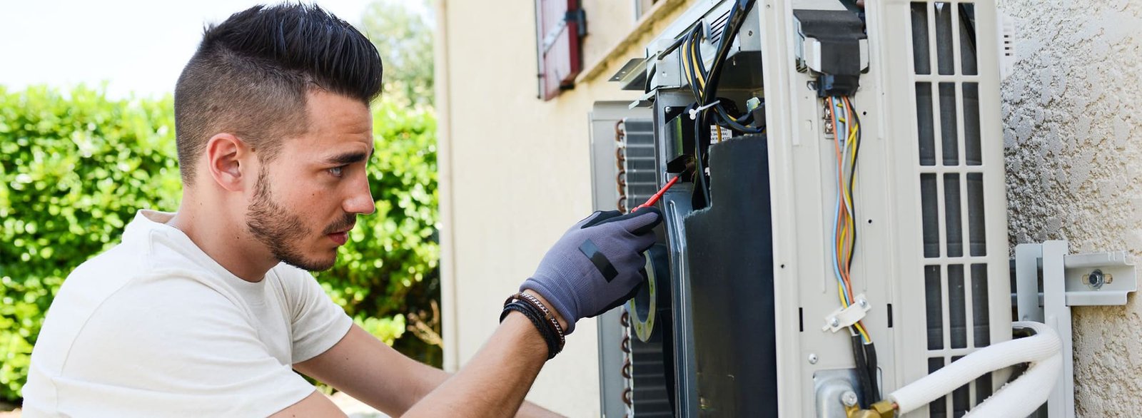 Eco friendly heat pump installation
